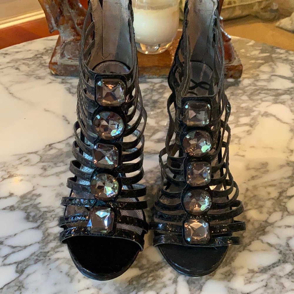 Sam Edelman keeled birdcage heels. Size 8.5